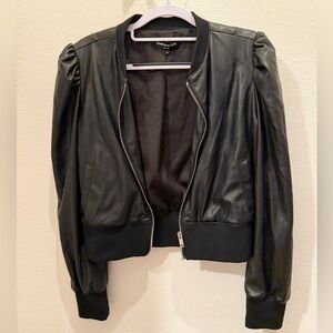 Black Women's Bomber Jacket